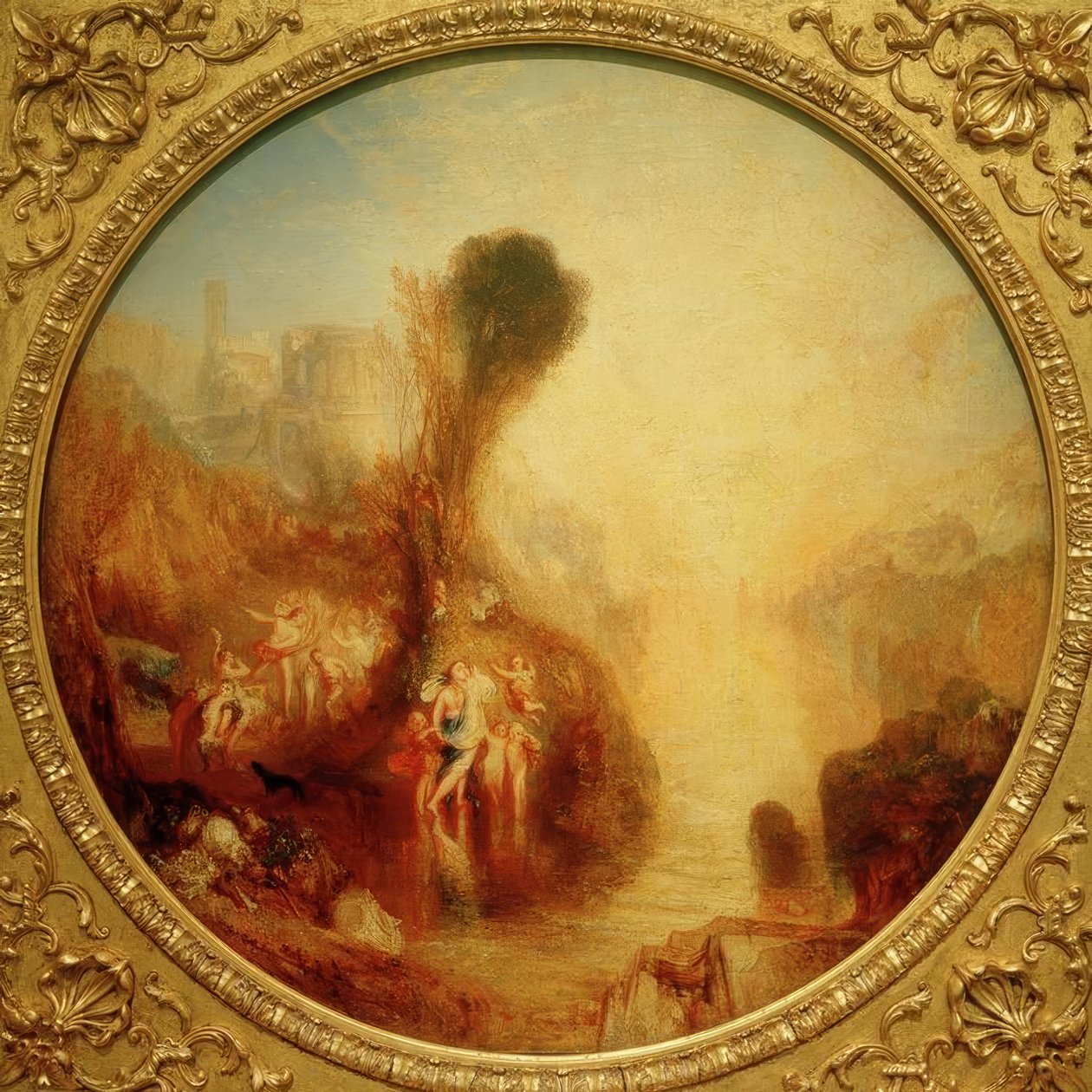 Bacchus en Ariadne door Joseph Mallord William Turner