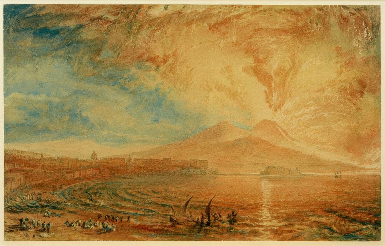 Baai van Napels (Vesuvius Boos) door Joseph Mallord William Turner