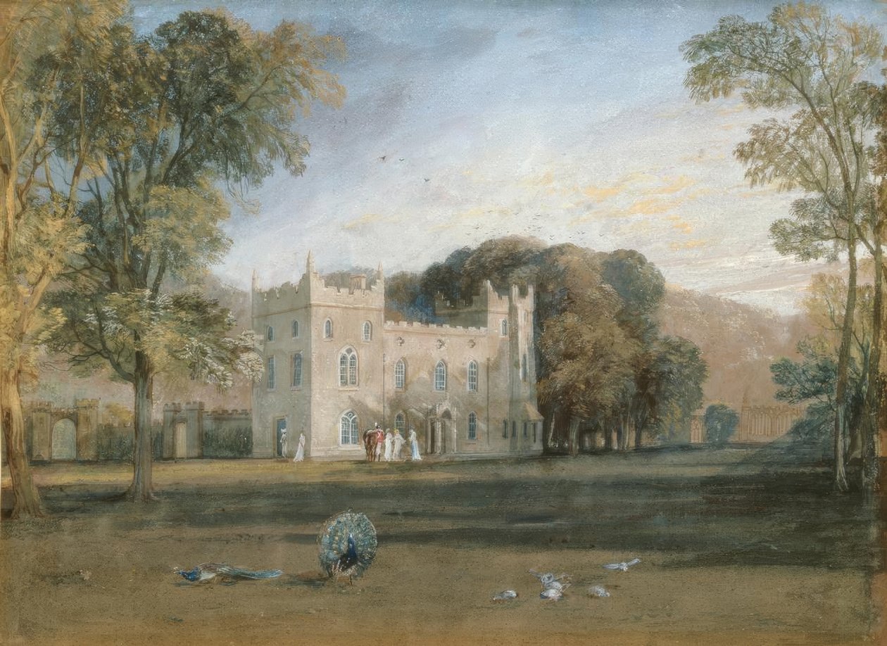 Clontarf Castle, Co. Dublin door Joseph Mallord William Turner