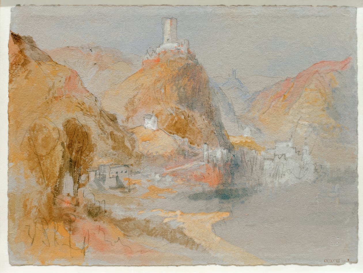 Cochem vanuit zuidelijke richting gezien door Joseph Mallord William Turner