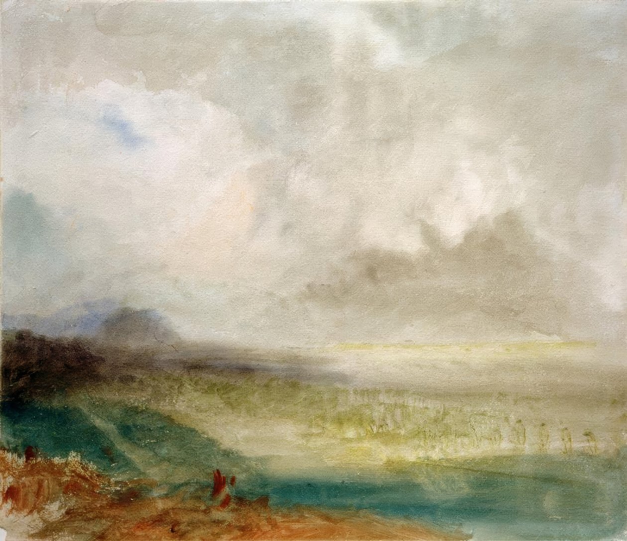 De Rhônevallei bij Sion door Joseph Mallord William Turner