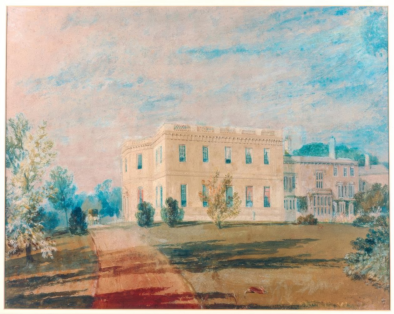 Farnley Hall vanuit het oosten door Joseph Mallord William Turner