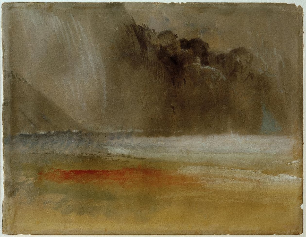 Opgehoopte Donderwolk boven Zee en Zand door Joseph Mallord William Turner