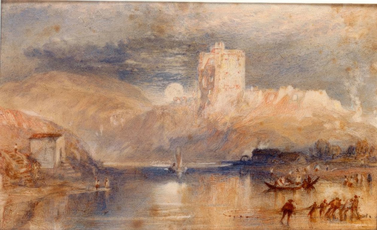 Kasteel Norham – Maanopkomst door Joseph Mallord William Turner