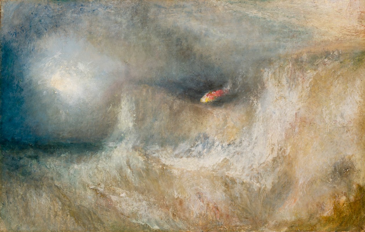 Het bakenlicht door Joseph Mallord William Turner