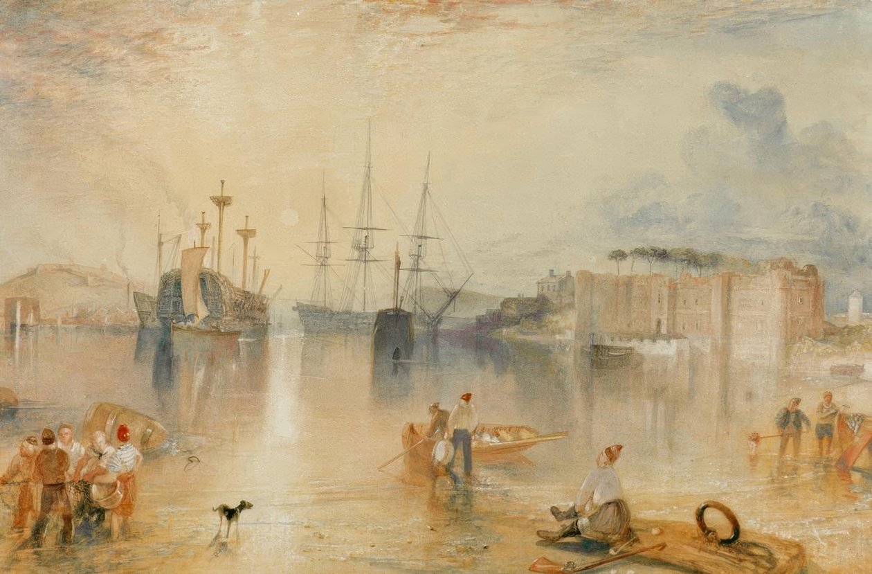 Kasteel Upnor door Joseph Mallord William Turner