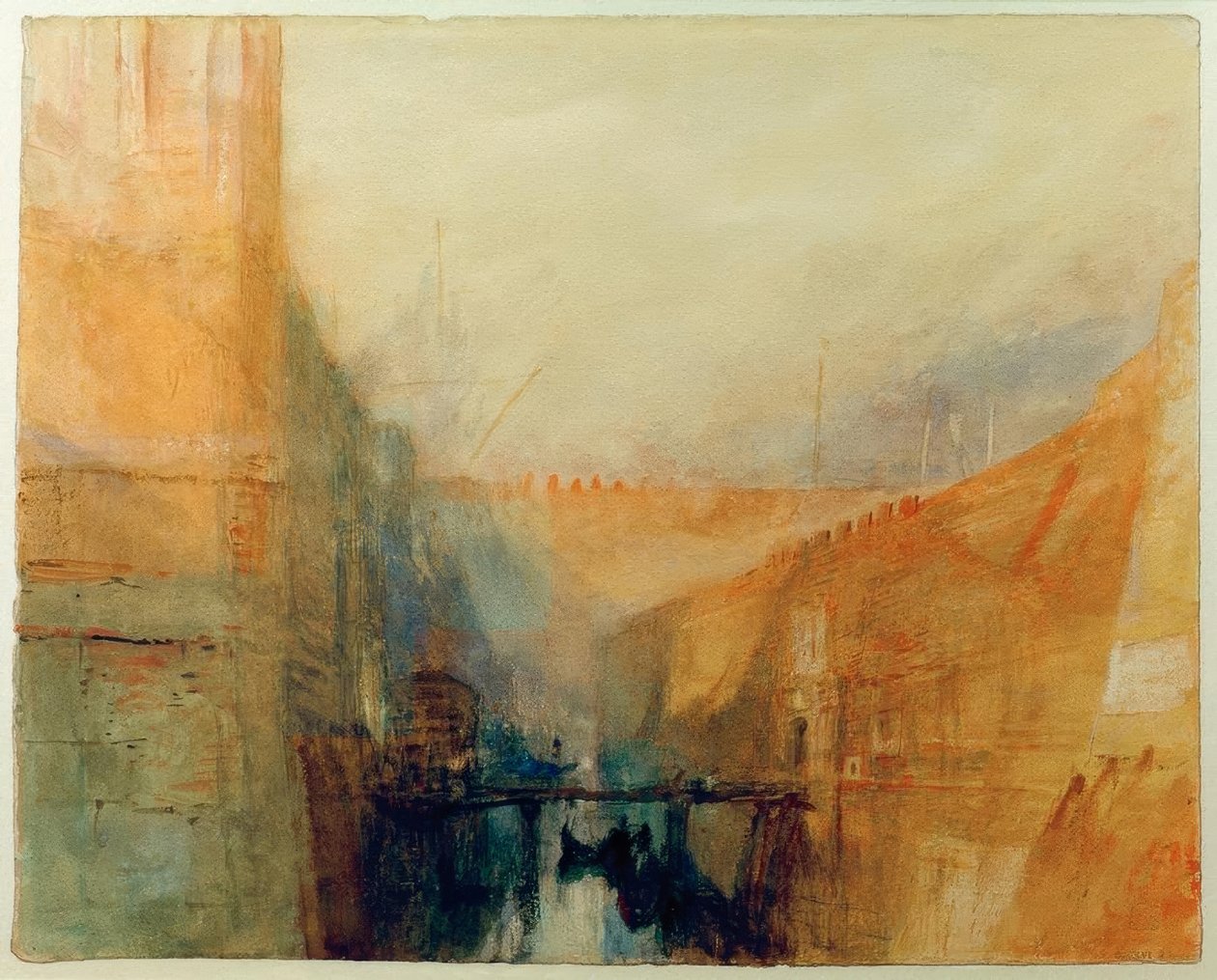 Venetië: Het Arsenaal door Joseph Mallord William Turner