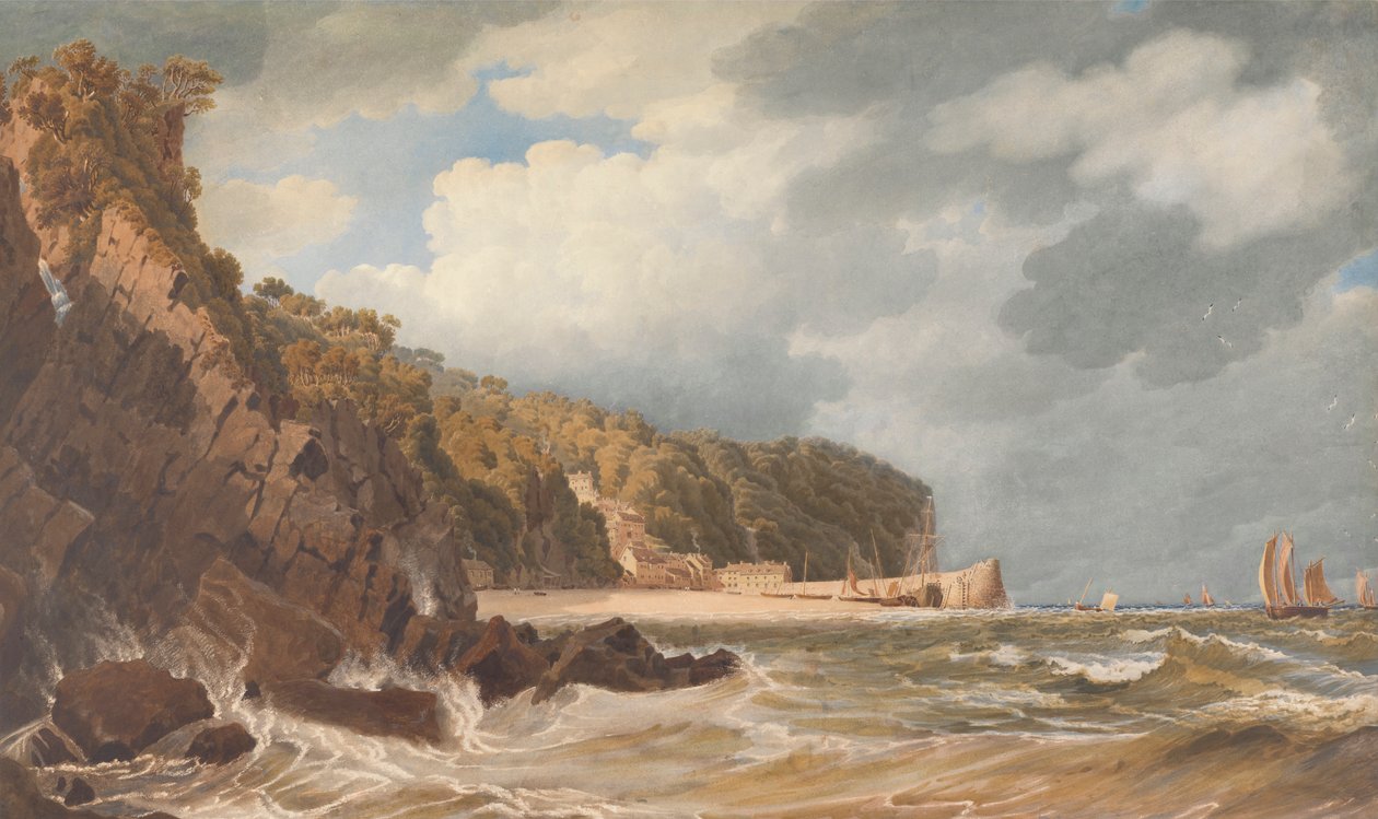 Clovelly, Noord-Devon door William Turner of Oxford