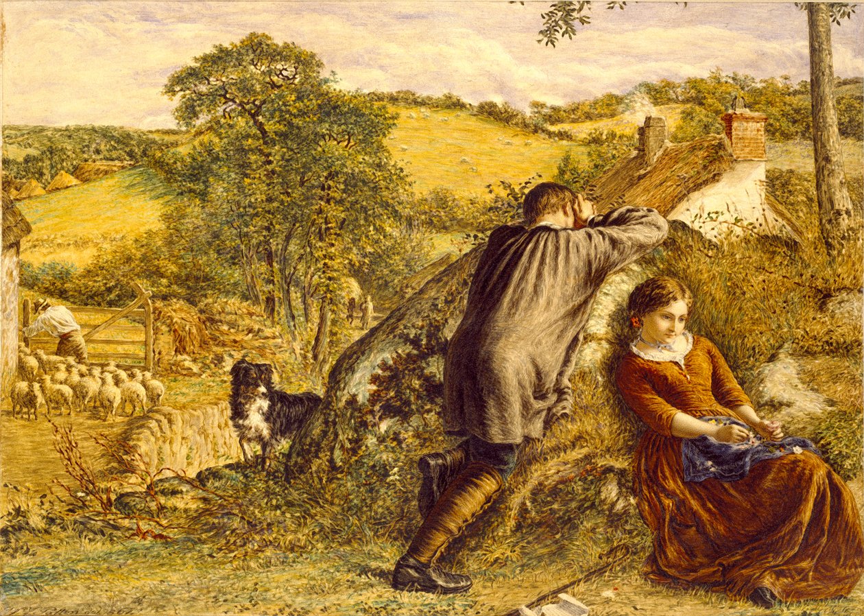 Het herderspak afgewezen, 1861 door William Vandyke Patten