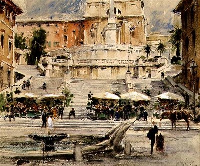 Piazza di Spagna, Rome door William Walcot