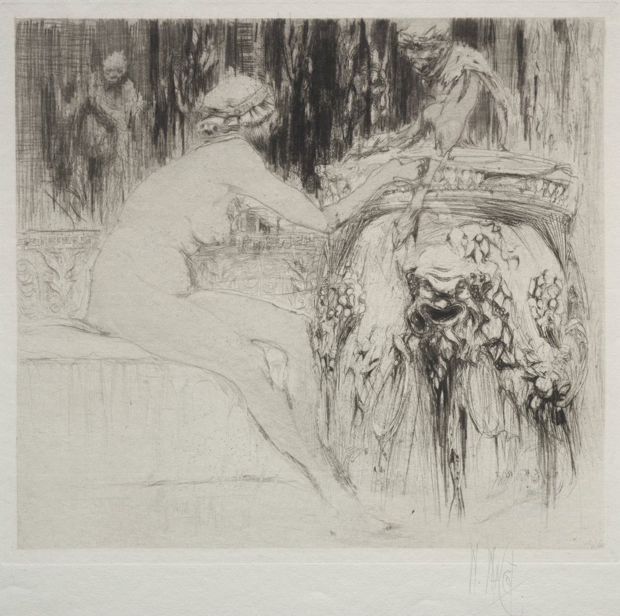 De Bacchante en de Jonge Faun door William Walcot