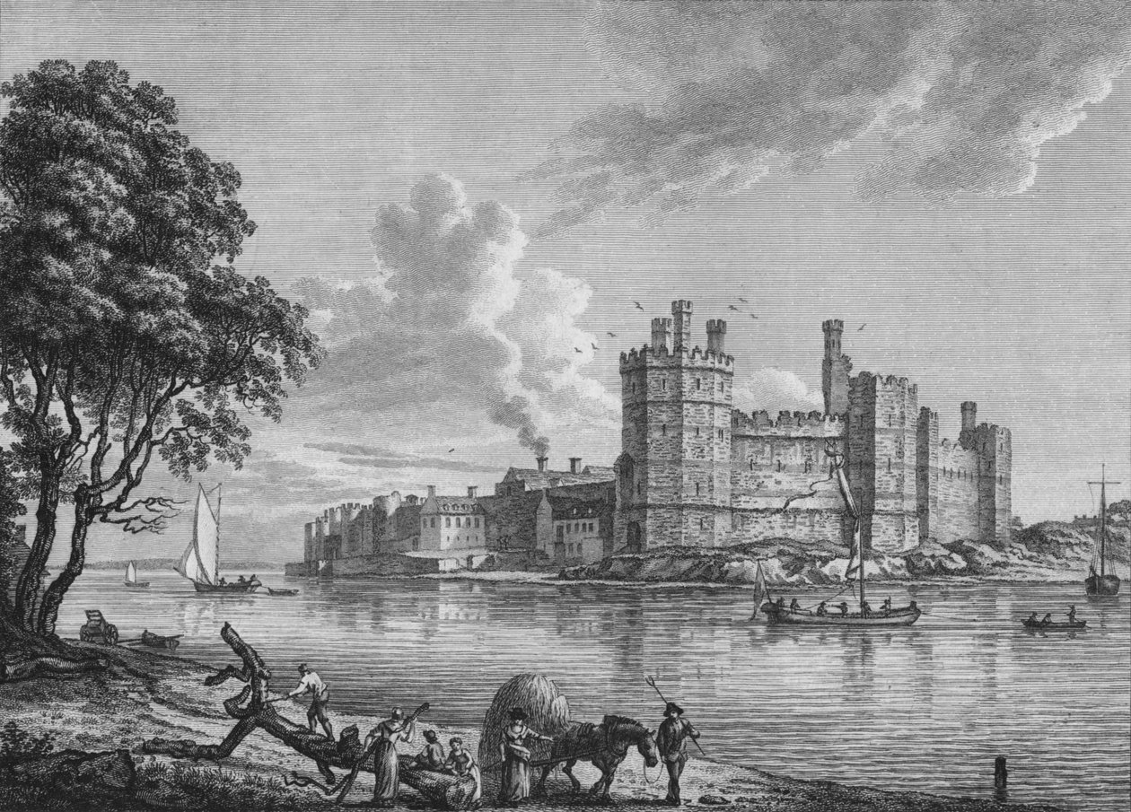 Caernarvon Kasteel door William Watts
