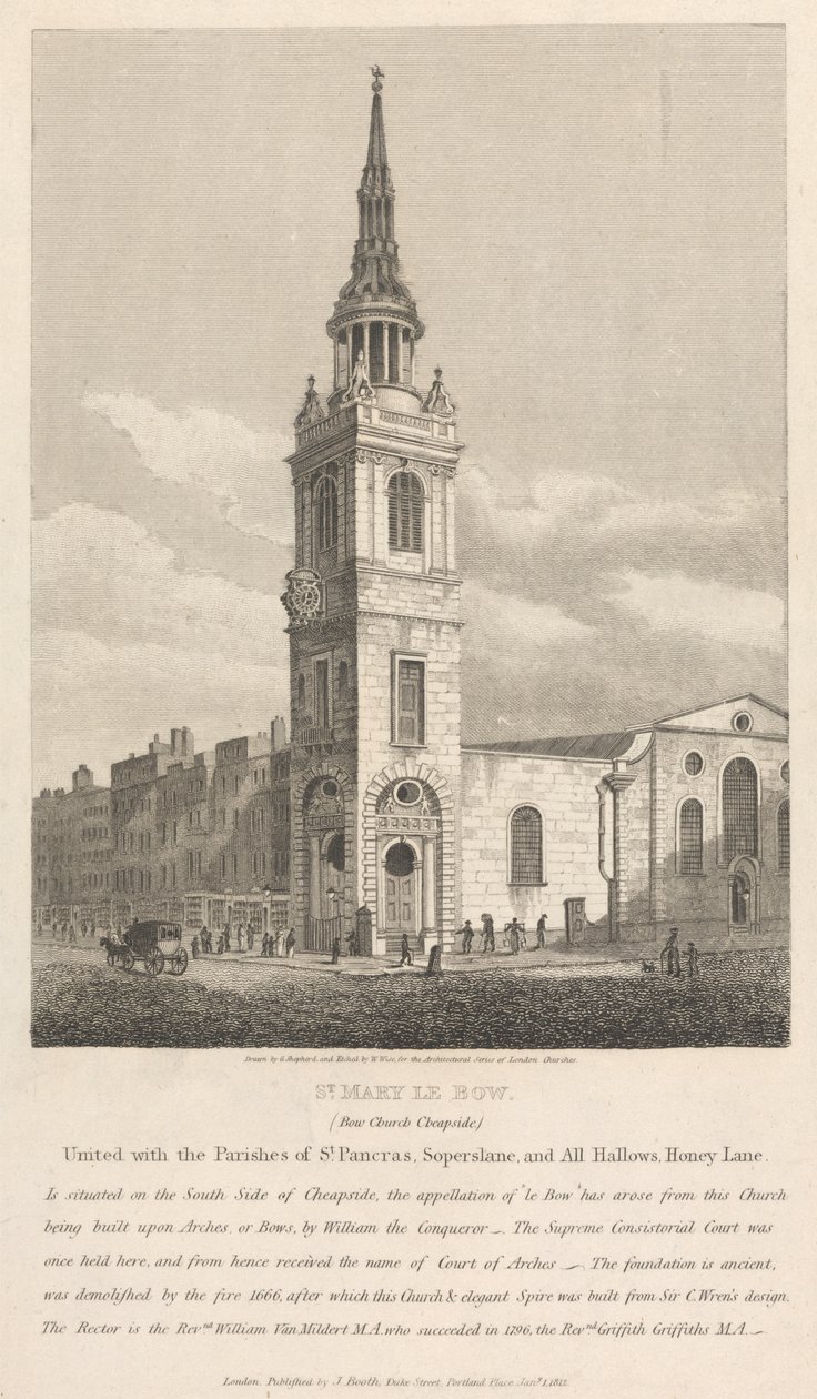 St. Mary le Bow door William Wise