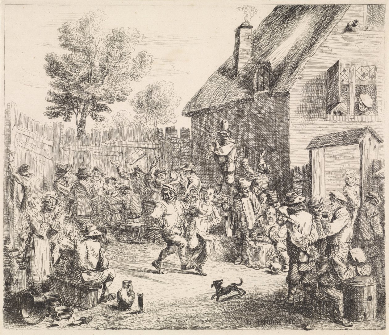 Boerenkermis door William Young Ottley