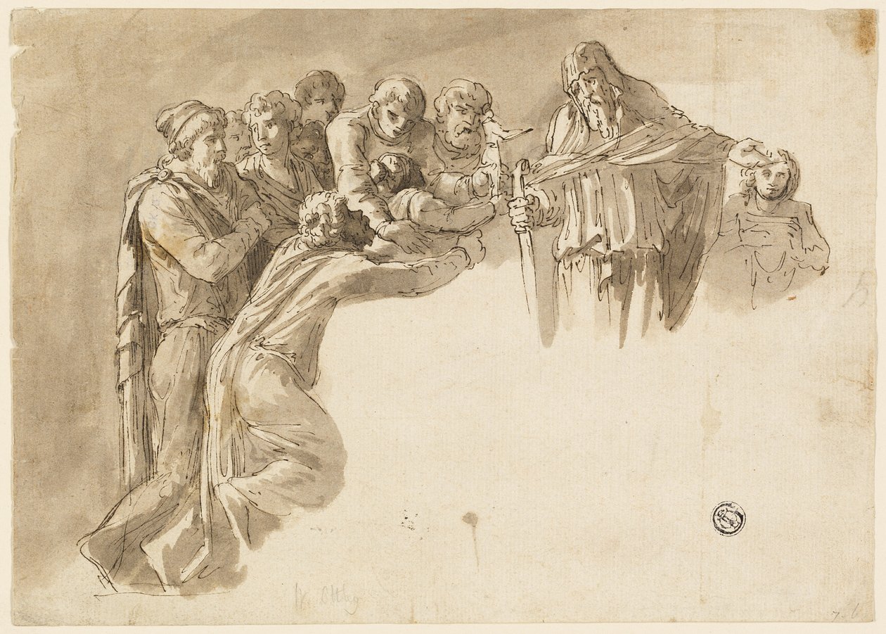 Patriarch en jongeren door William Young Ottley