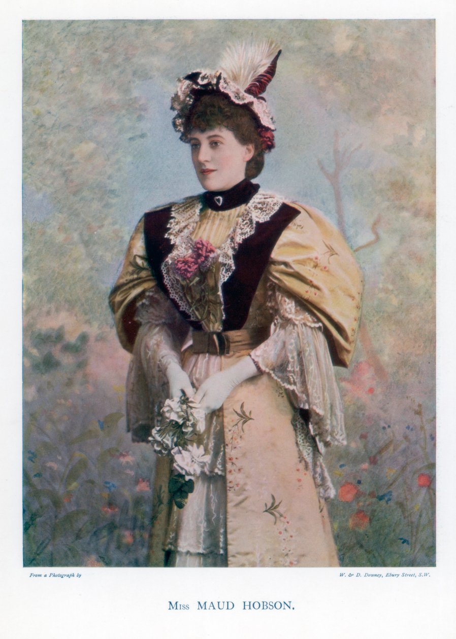 Maud Hobson, actrice, 1901 door William and Daniel Downey