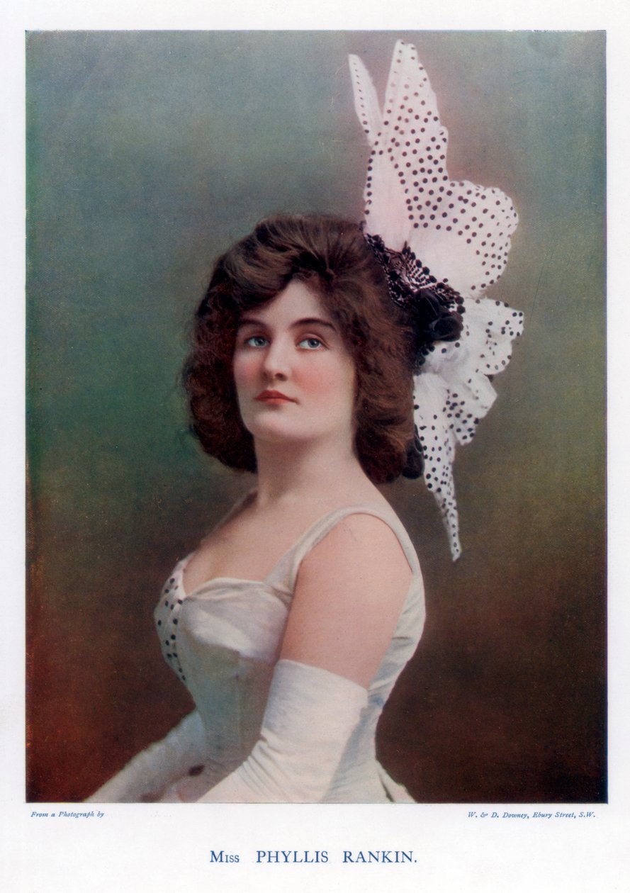 Phyllis Rankin, Amerikaanse actrice, 1901 door William and Daniel Downey
