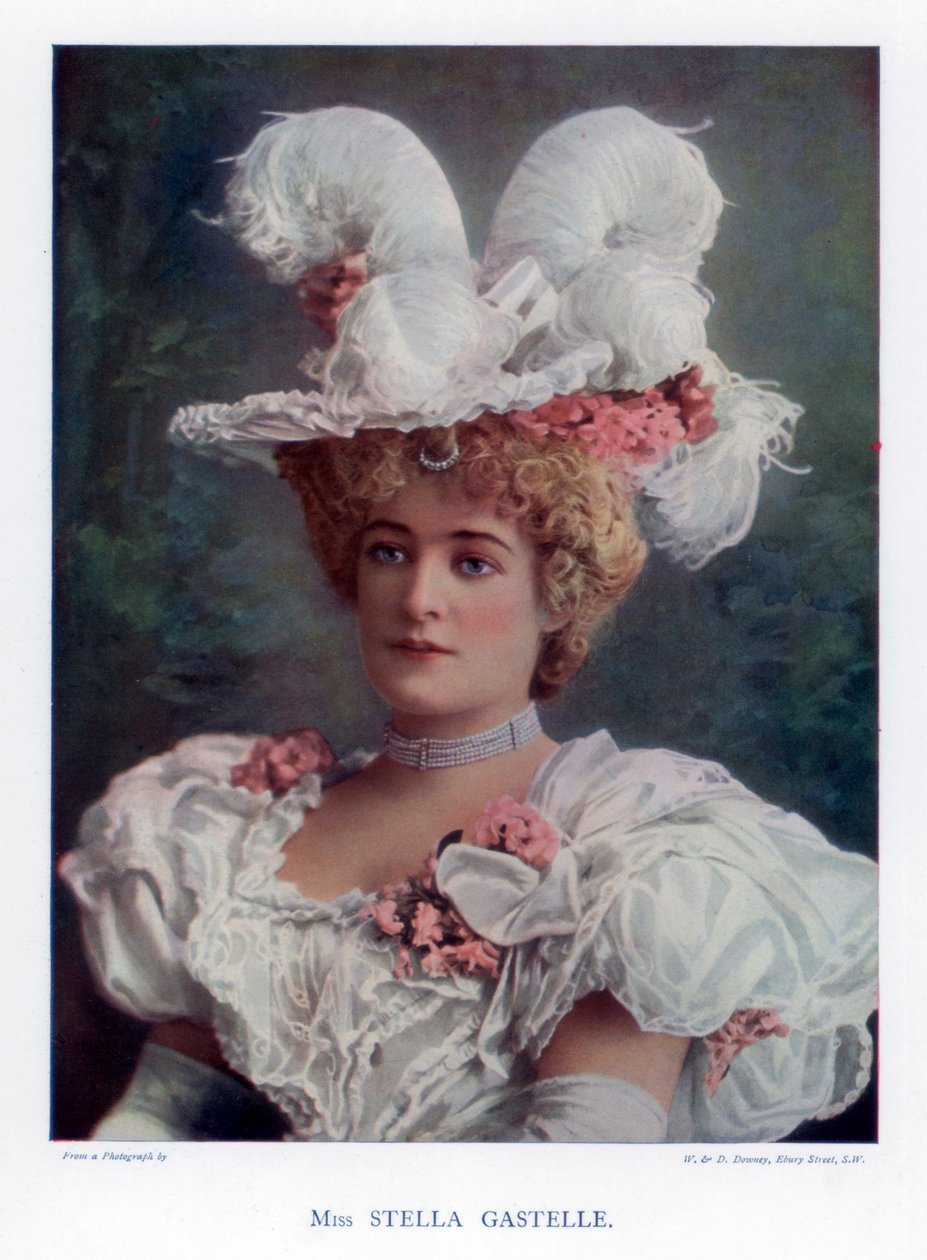 Stella Gastelle, actrice, 1901 door William and Daniel Downey