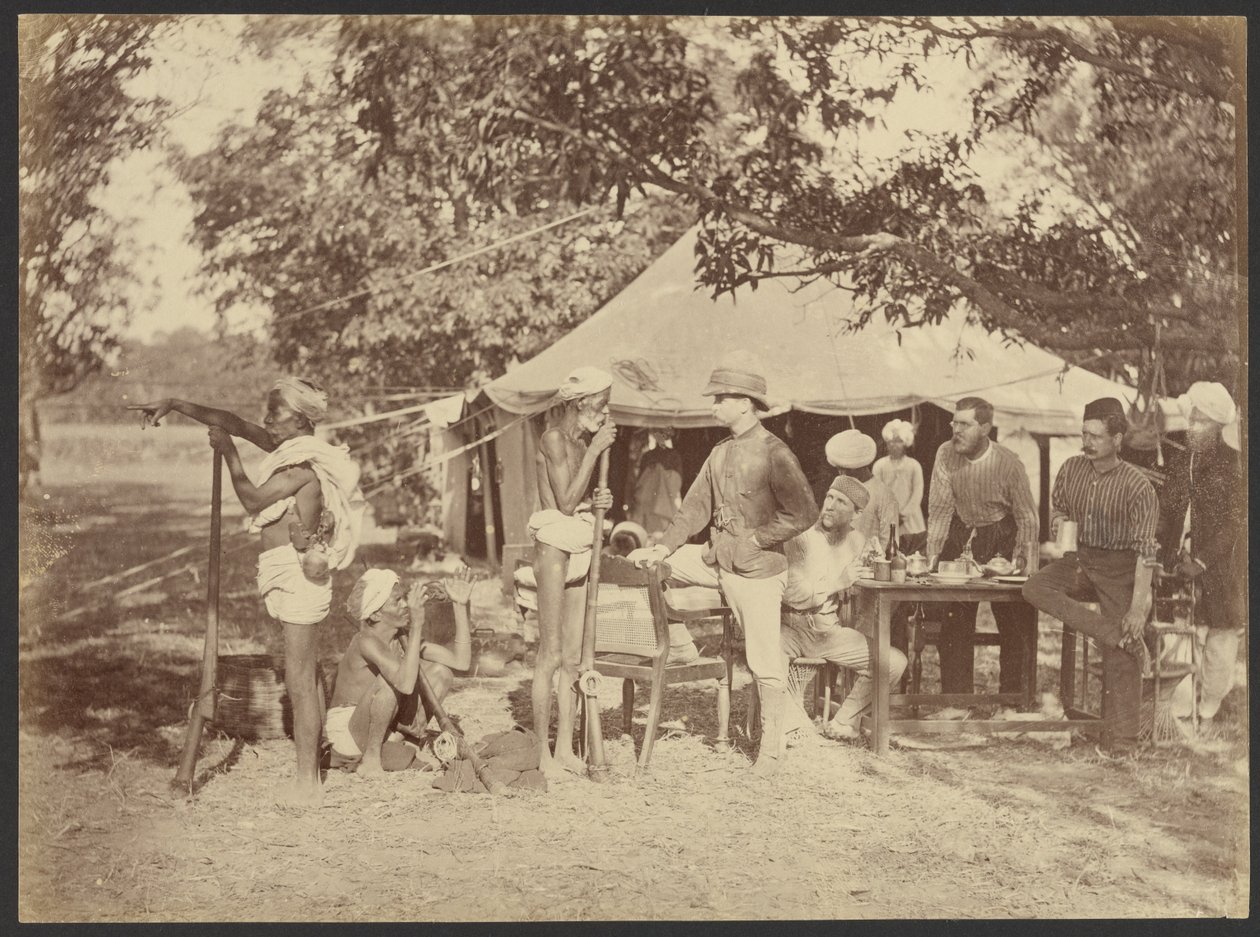 [Overleg op kamp]. door Willoughby Wallace Hooper