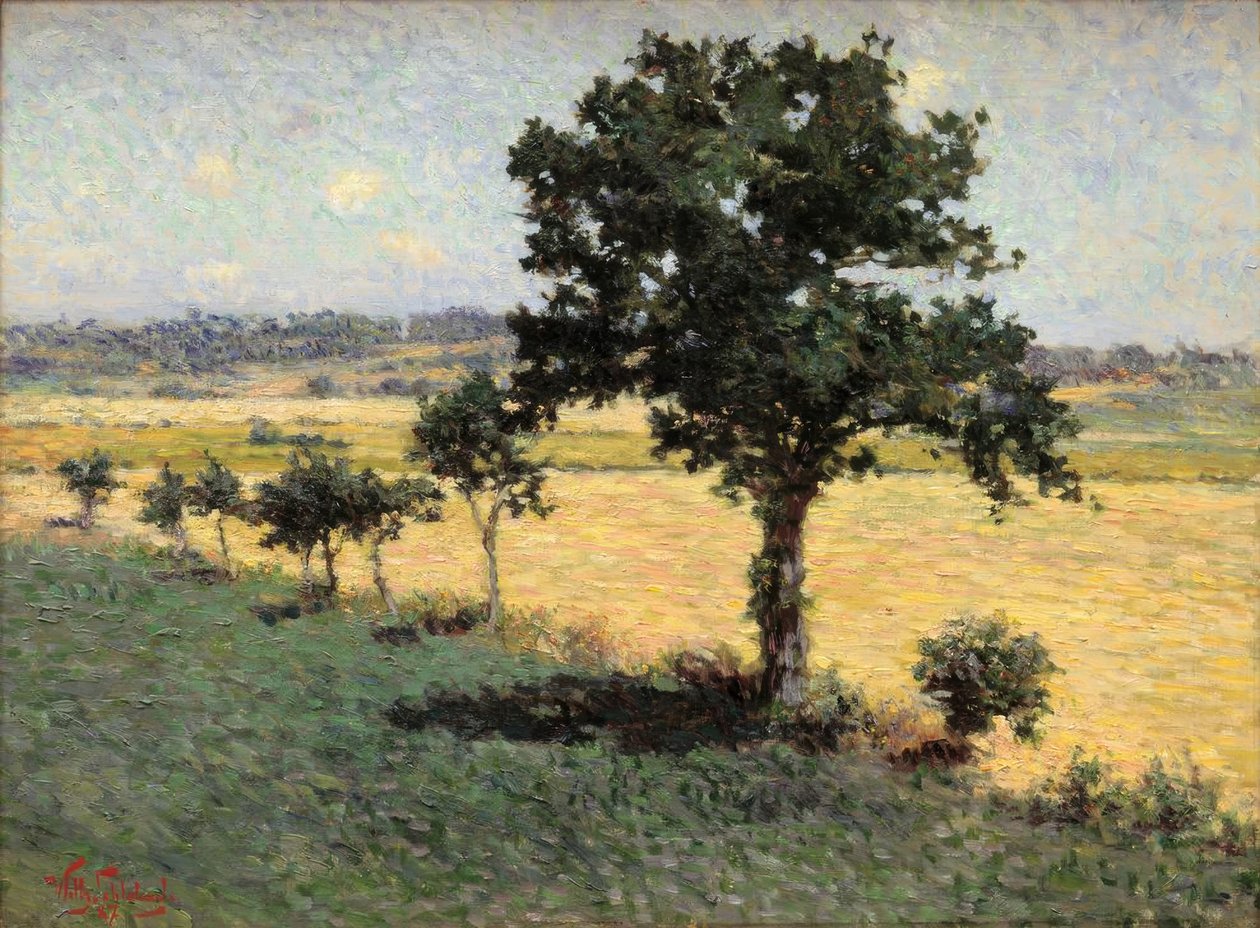 Landschap door Willy Schlobach