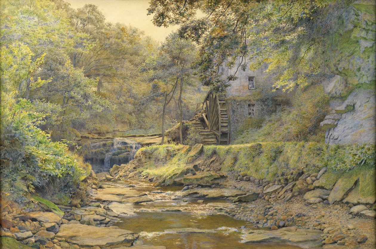 Een Yorkshire Fabriek, 1886 door Wilmot Pilsbury