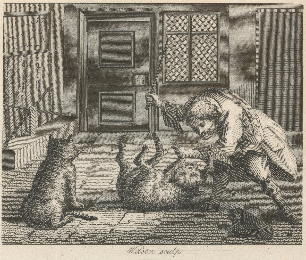 De rattenvanger en katten door Wilson