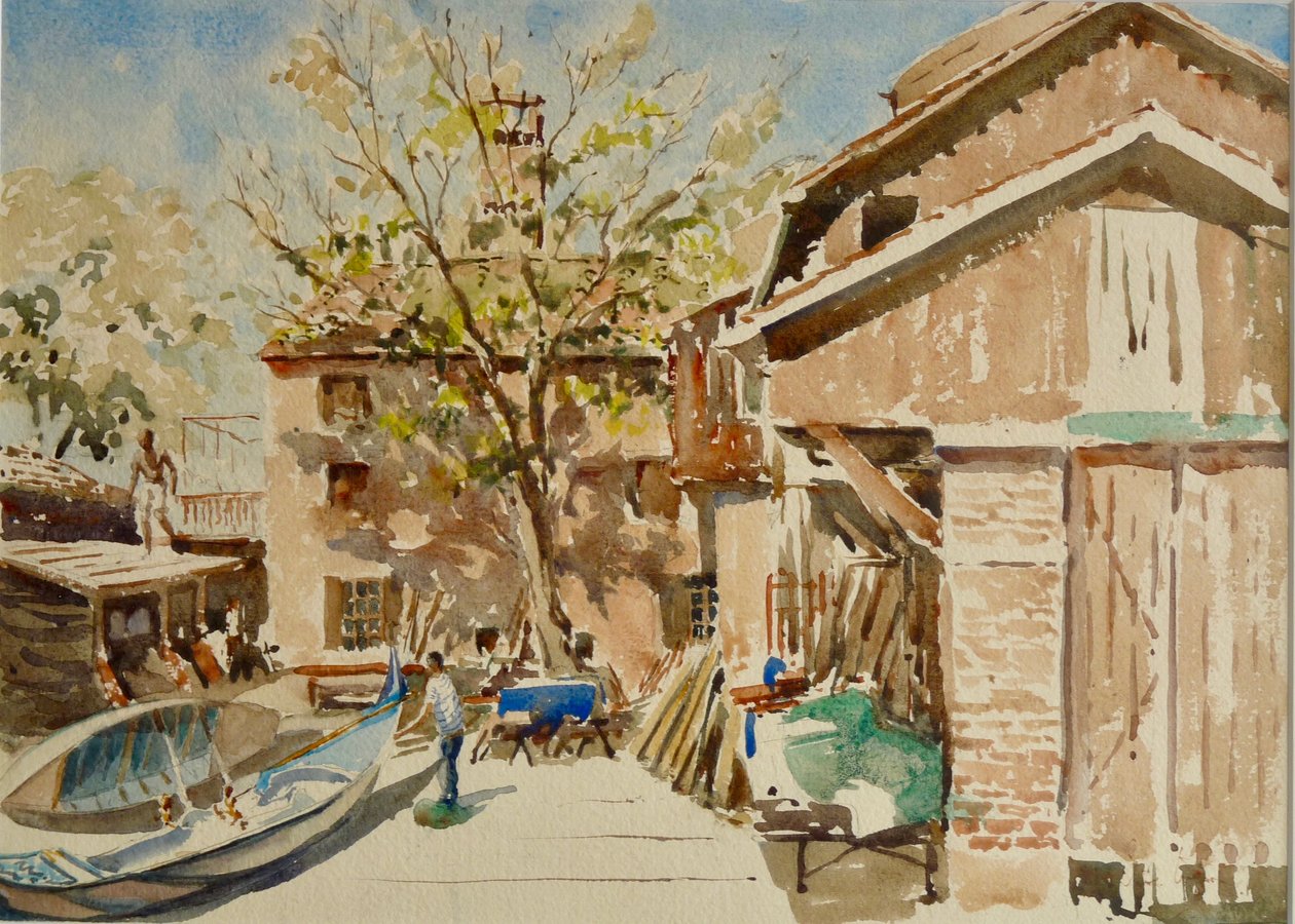 792 Squero di S. Trovaso door Wilson Clive