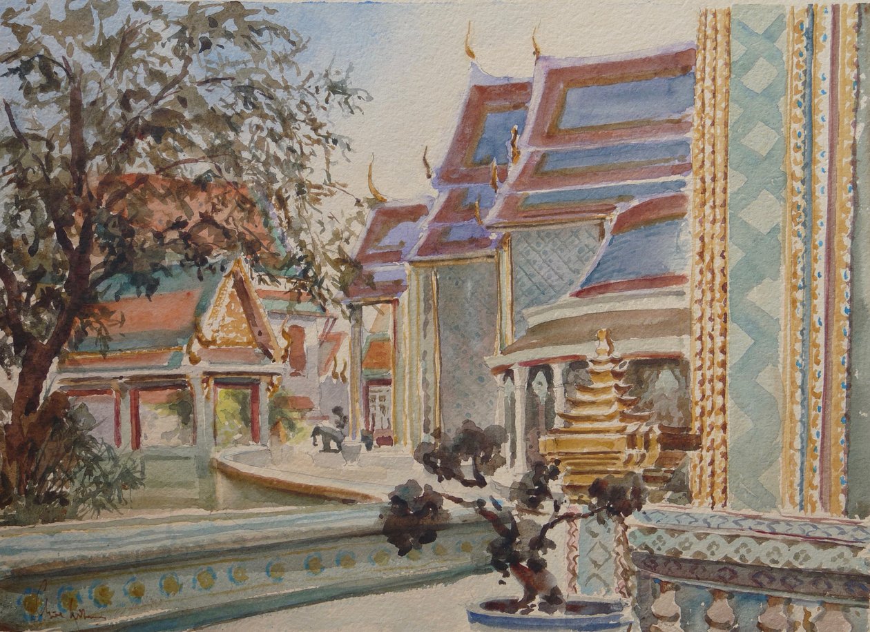 868 Wat Ratchaborpit, Bangkok door Wilson Clive