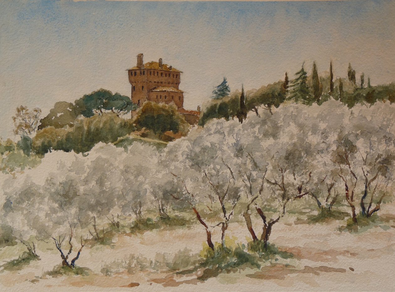 883 Pal Massaini, nabij Pienza door Wilson Clive