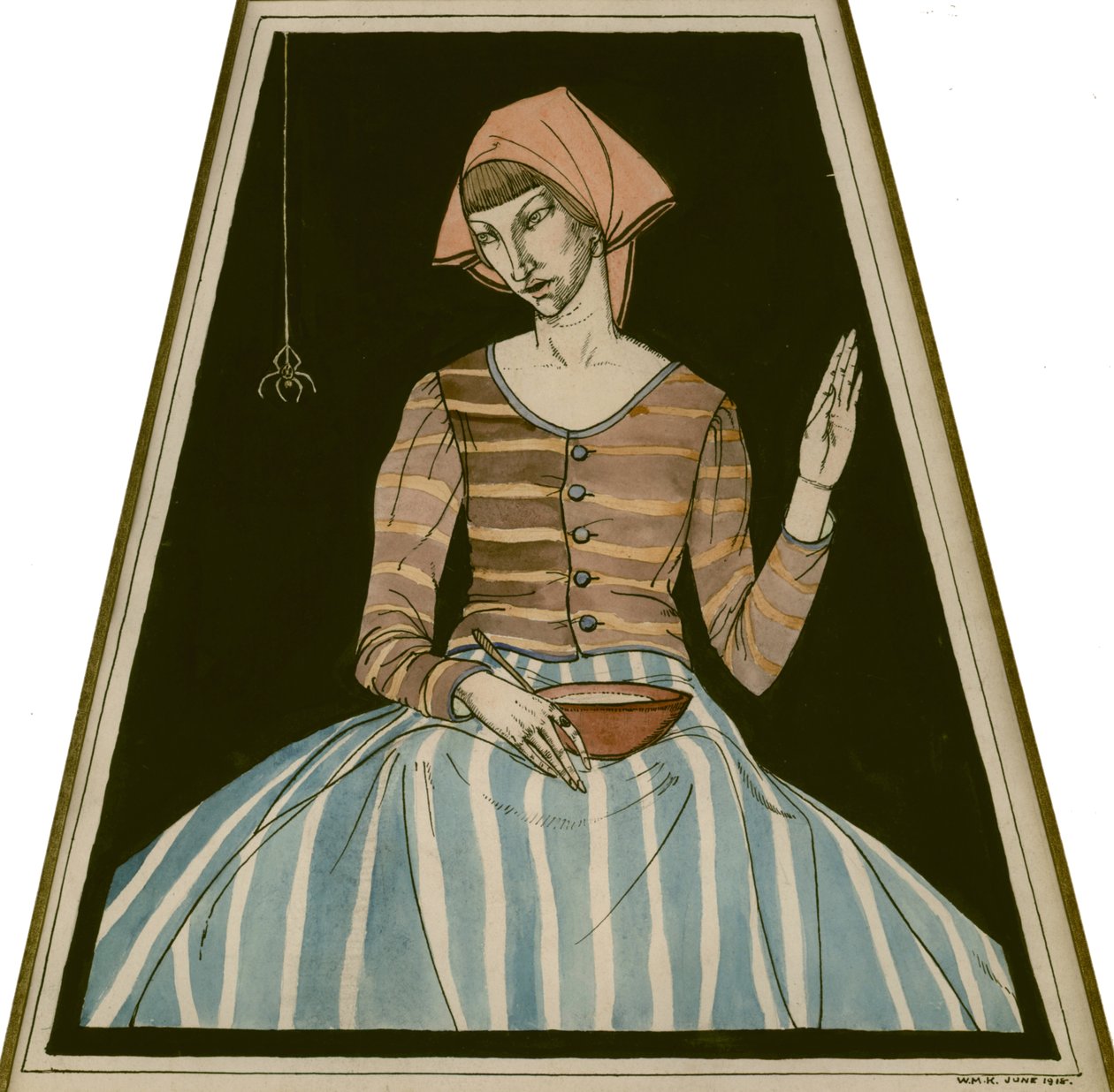 Kleine Miss Muffet door Winifred Knights