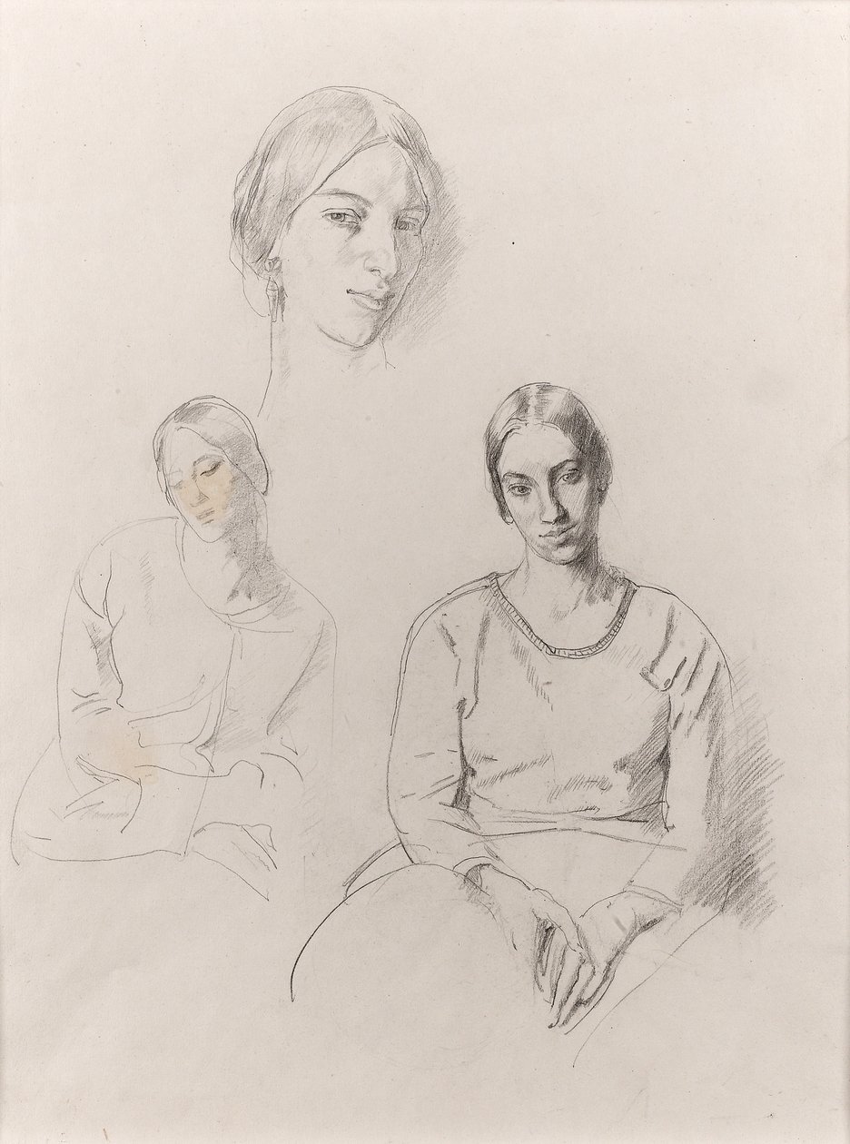 Zelfportret door Winifred Knights