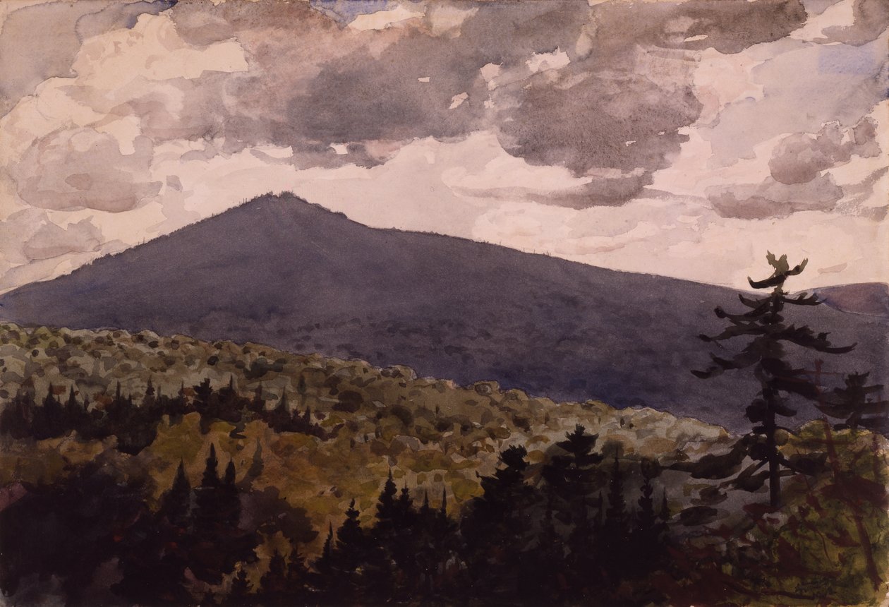 Verbrande Berg, 1902 door Winslow Homer