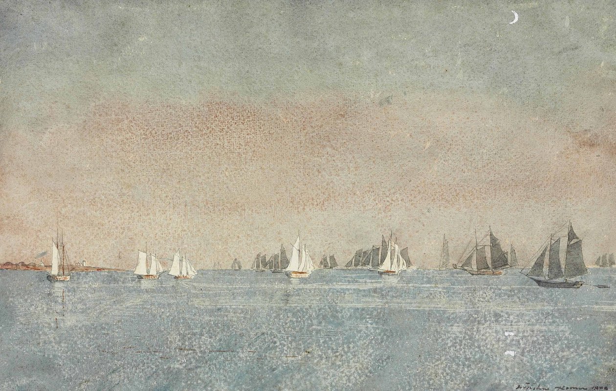 Haven van Gloucester, Vissersvloot door Winslow Homer