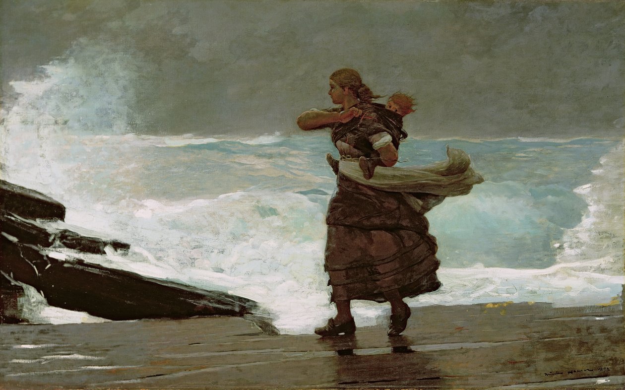 De Storm door Winslow Homer