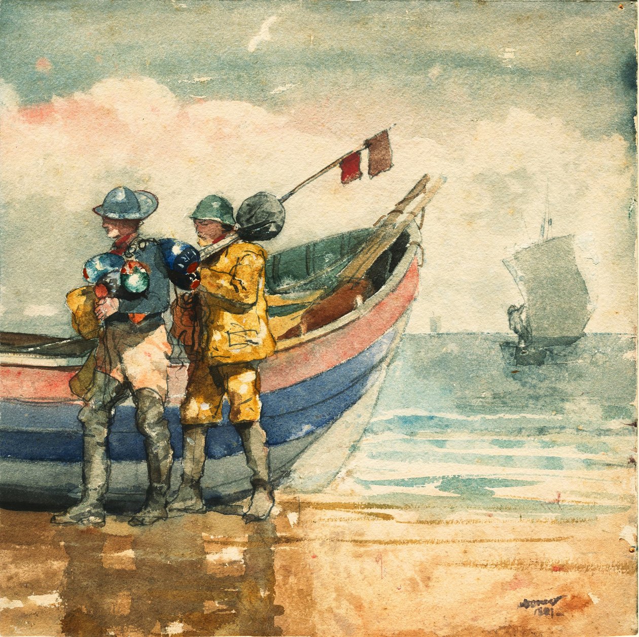 De Terugkeer, Tynemouth door Winslow Homer