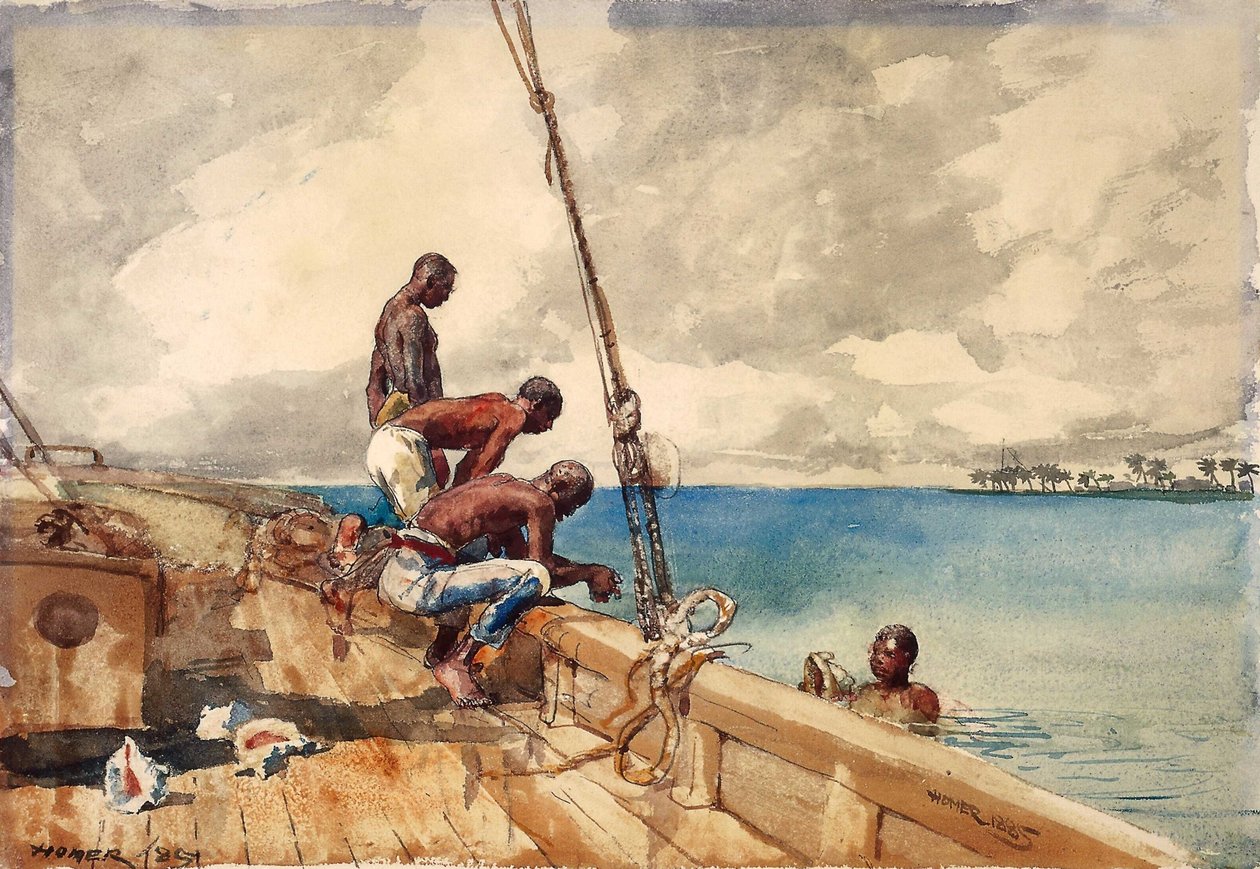 De Schelpenduikers door Winslow Homer