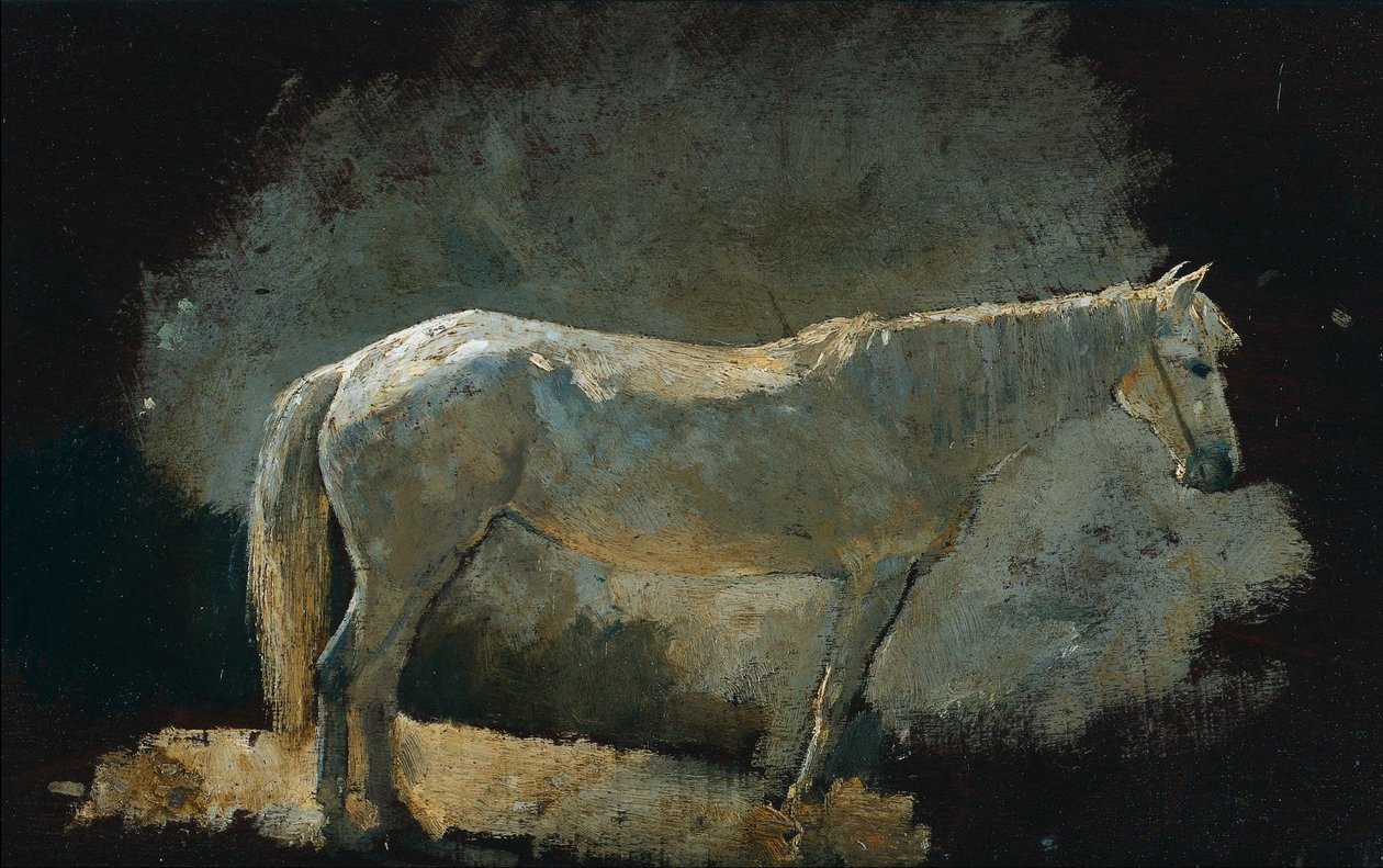Witte Merrie door Winslow Homer