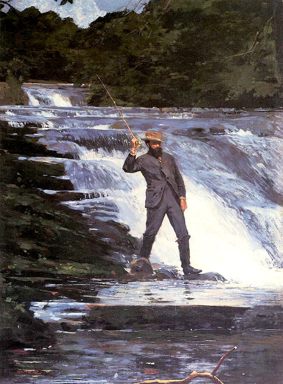 Een visser, 1874 door Winslow Homer