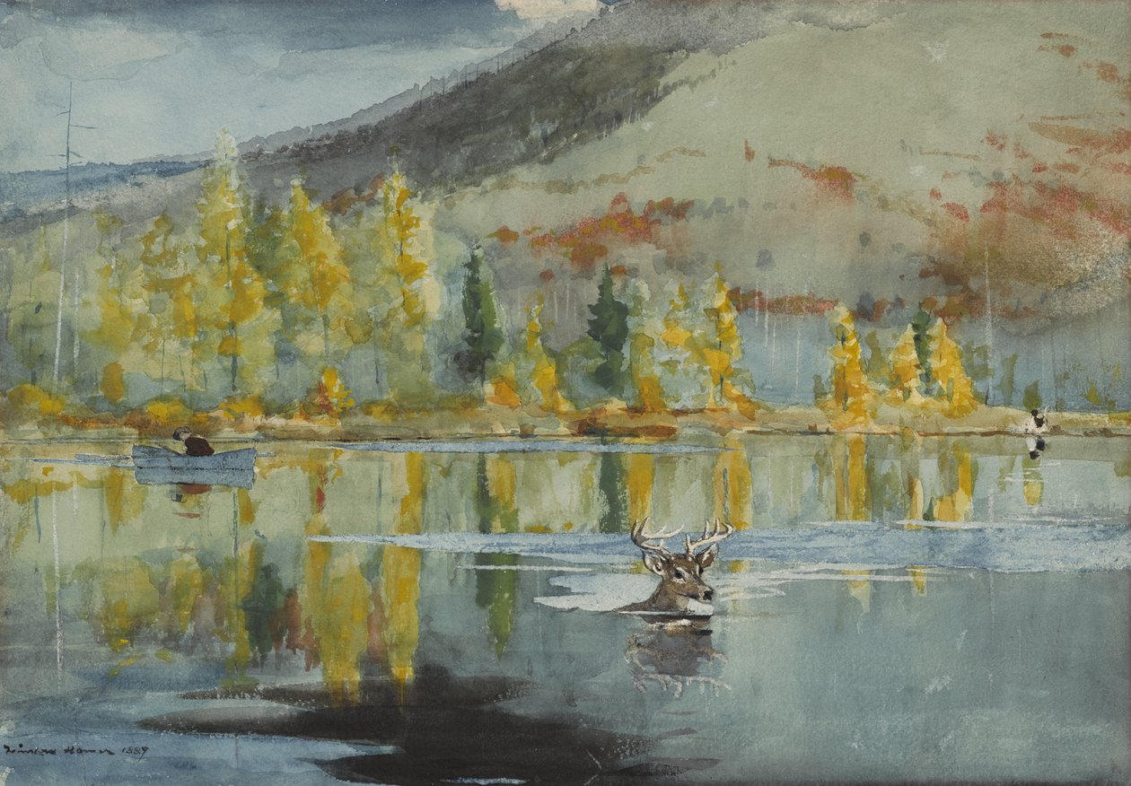 Een Oktoberdag door Winslow Homer