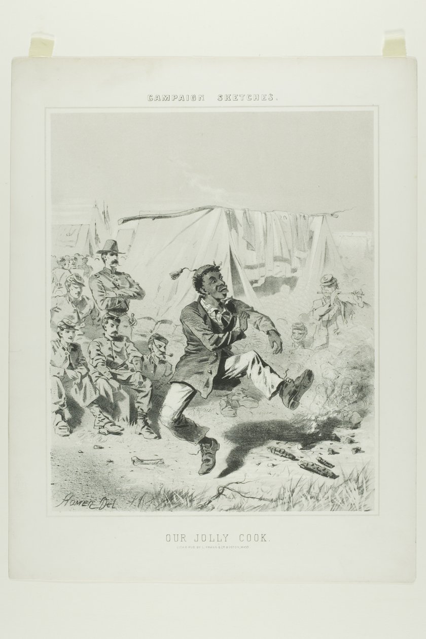 Campagne Schetsen: Onze vrolijke kok door Winslow Homer