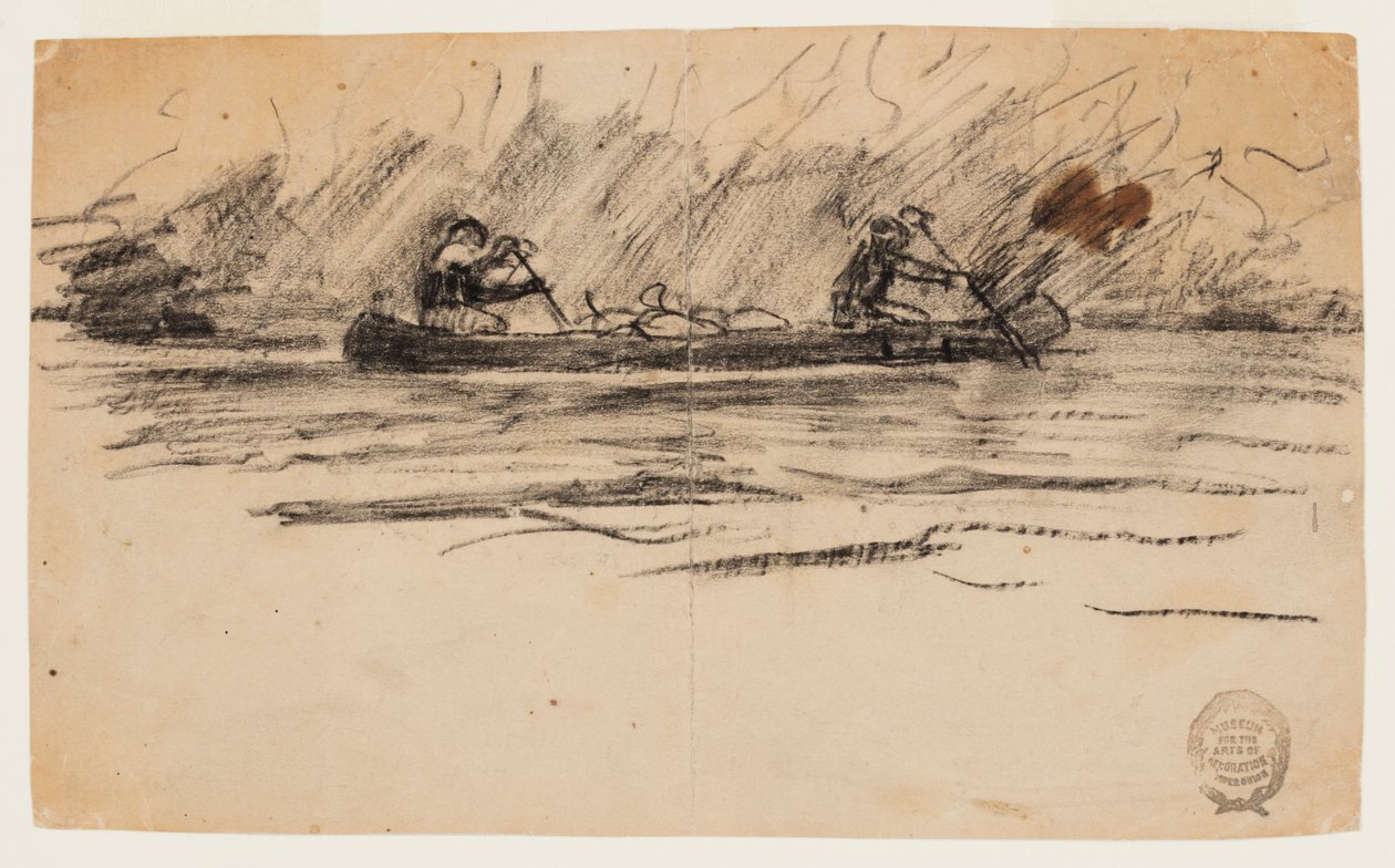 Kano met Twee Mannen door Winslow Homer