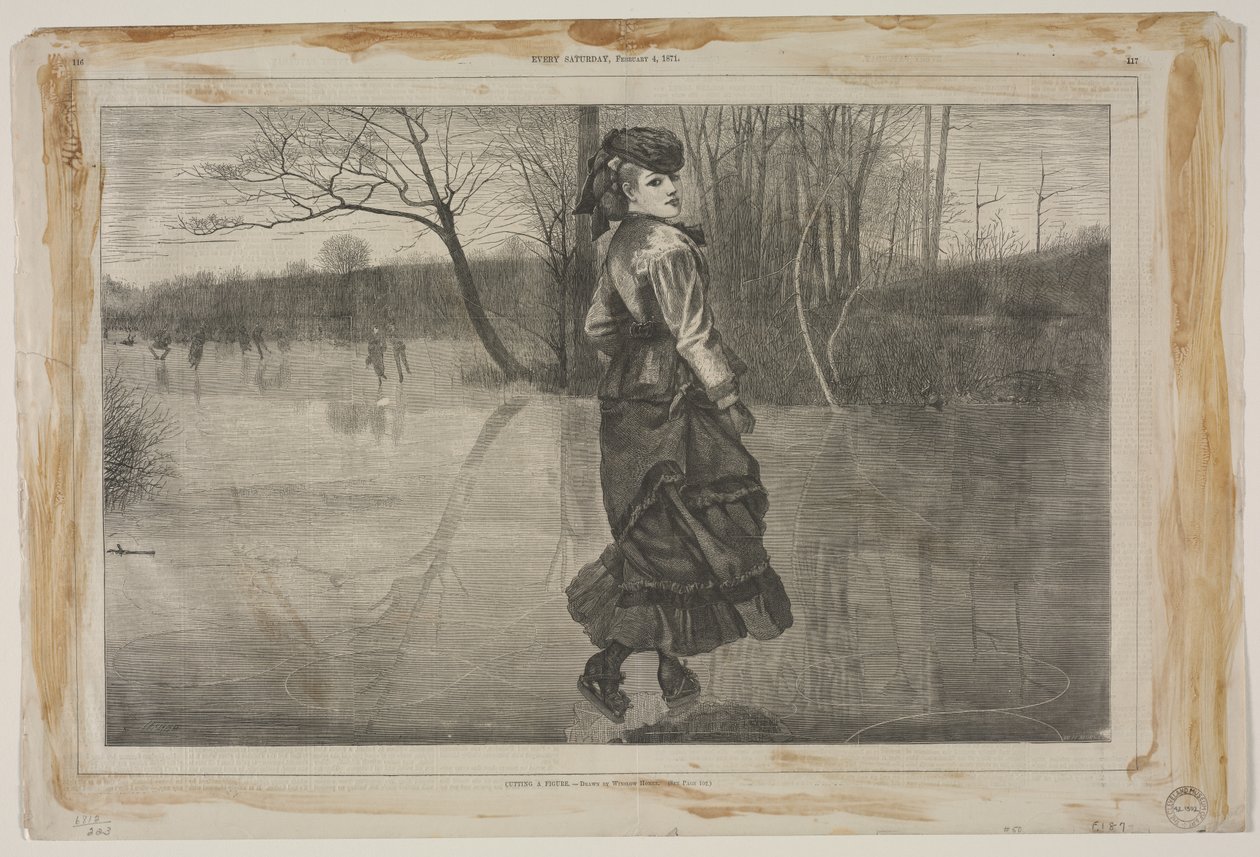 Een Figuur Snijden door Winslow Homer