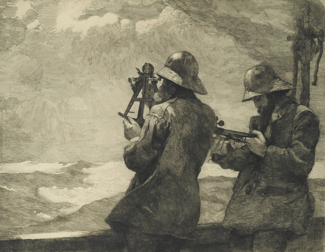 Acht Klokken door Winslow Homer