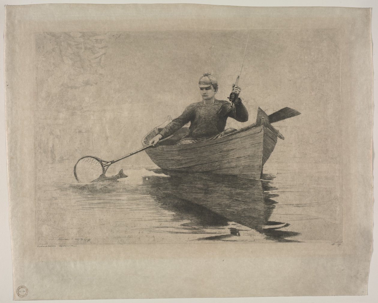 Vliegvissen door Winslow Homer