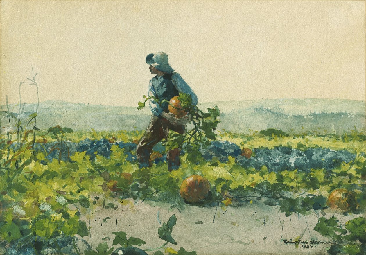 Om een boerenjongen te zijn door Winslow Homer