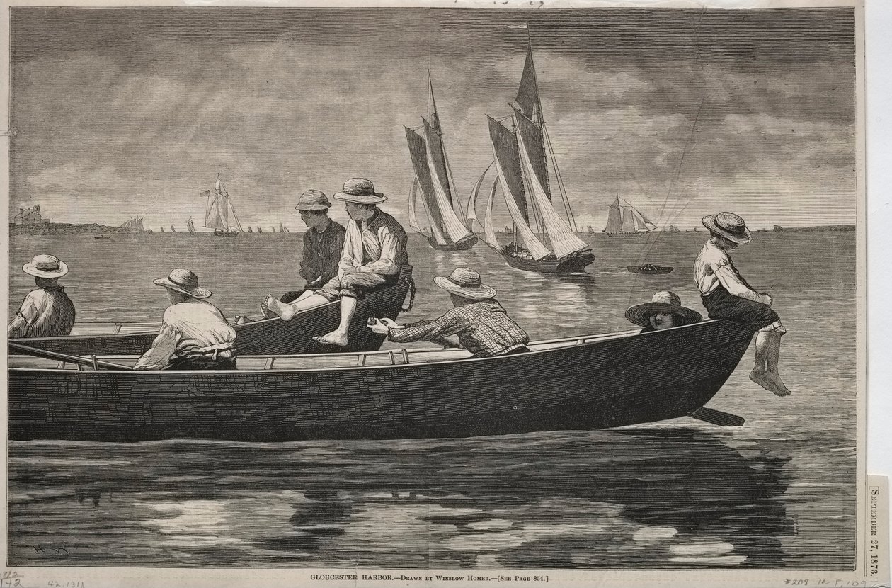 Gloucester Haven door Winslow Homer