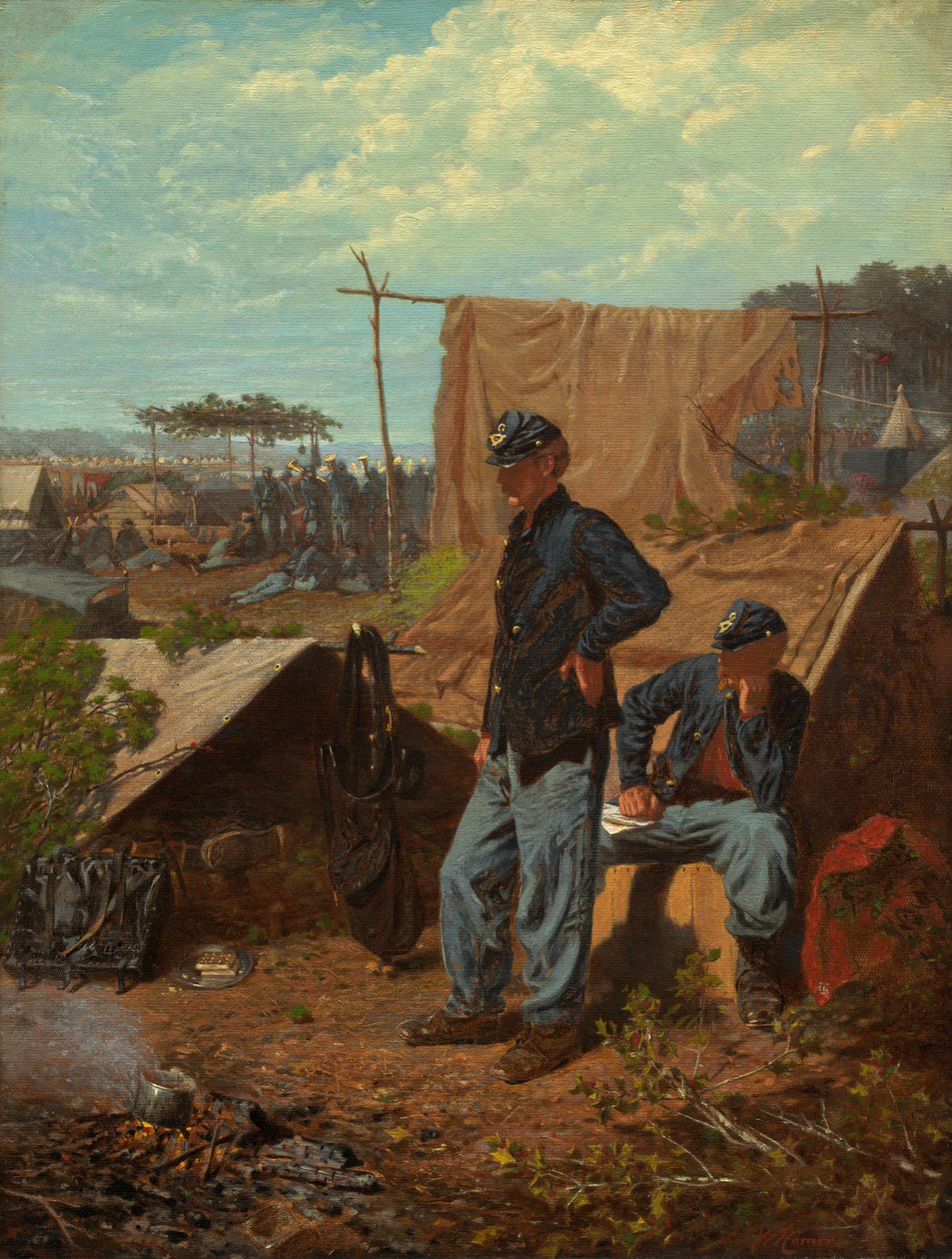 Thuis, zoet thuis door Winslow Homer