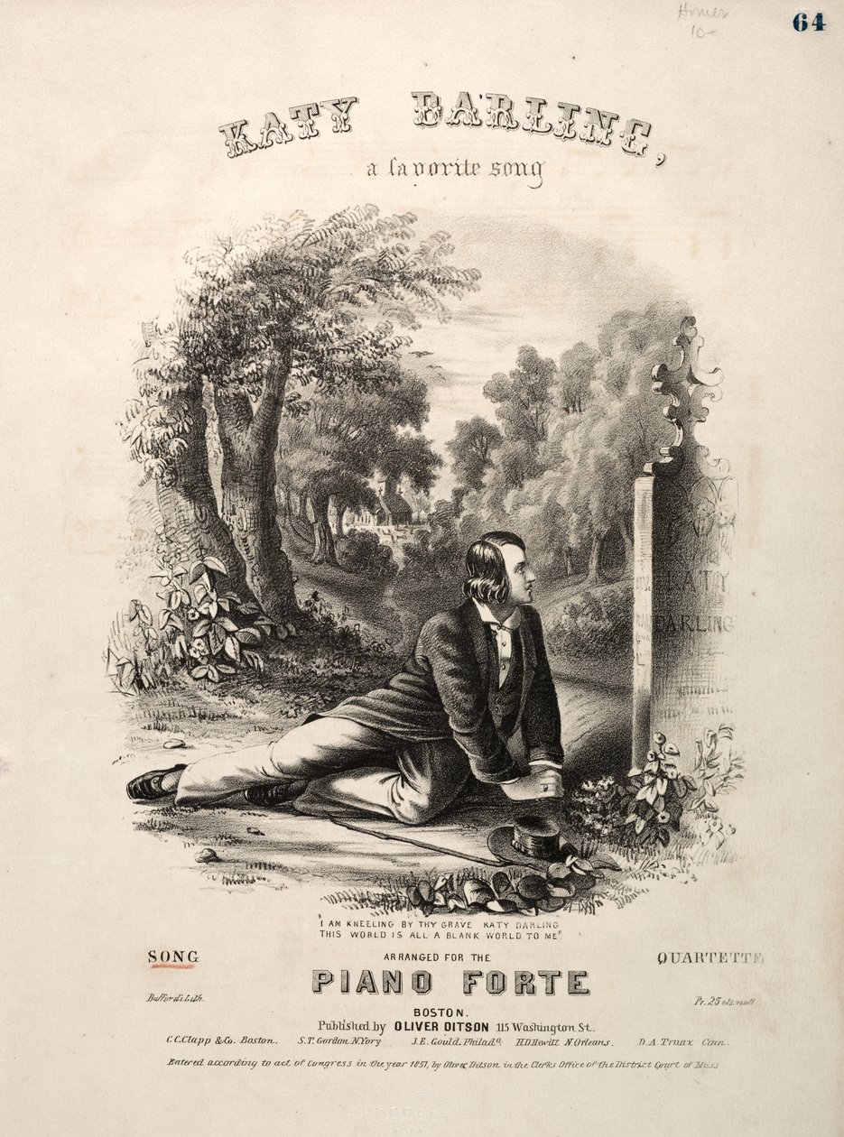 Katy Darling - Bladmuziek Cover door Winslow Homer