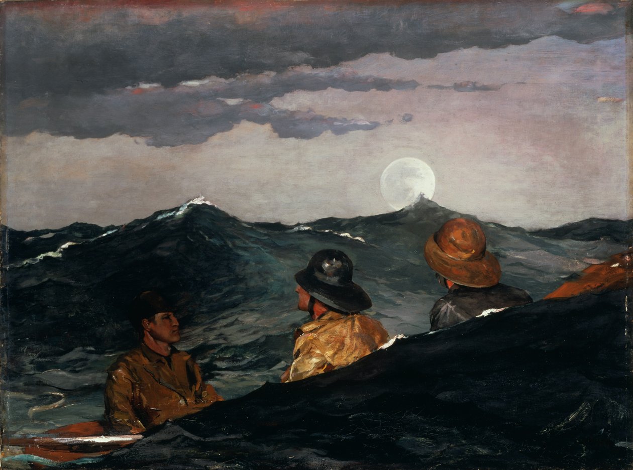 De Maan Kussen door Winslow Homer