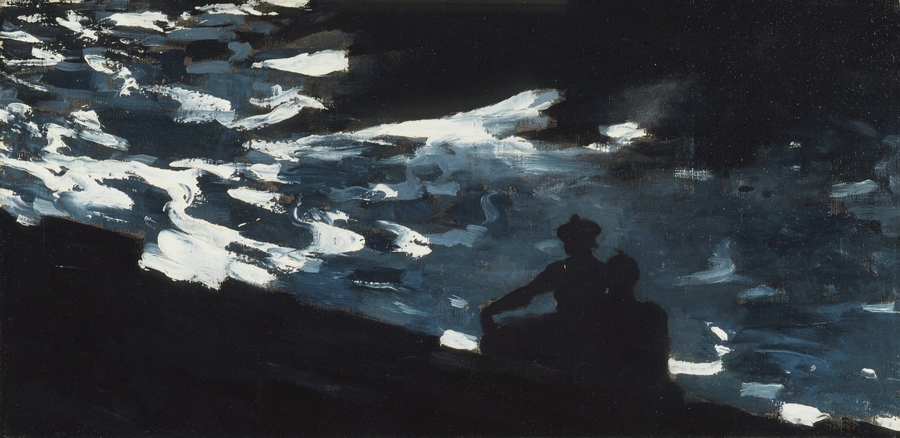 Maanlicht op het Water door Winslow Homer